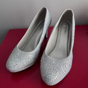 Silver Sparkle Women's Shoes